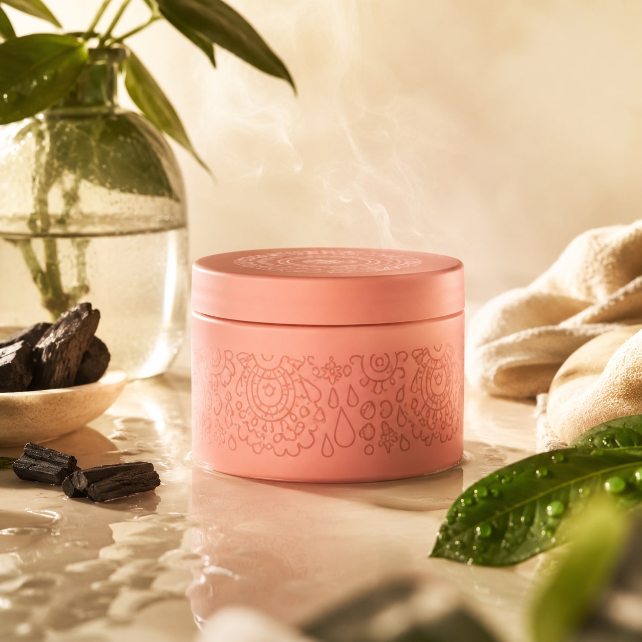 Amika Reset Pink Charcoal Scalp Mask